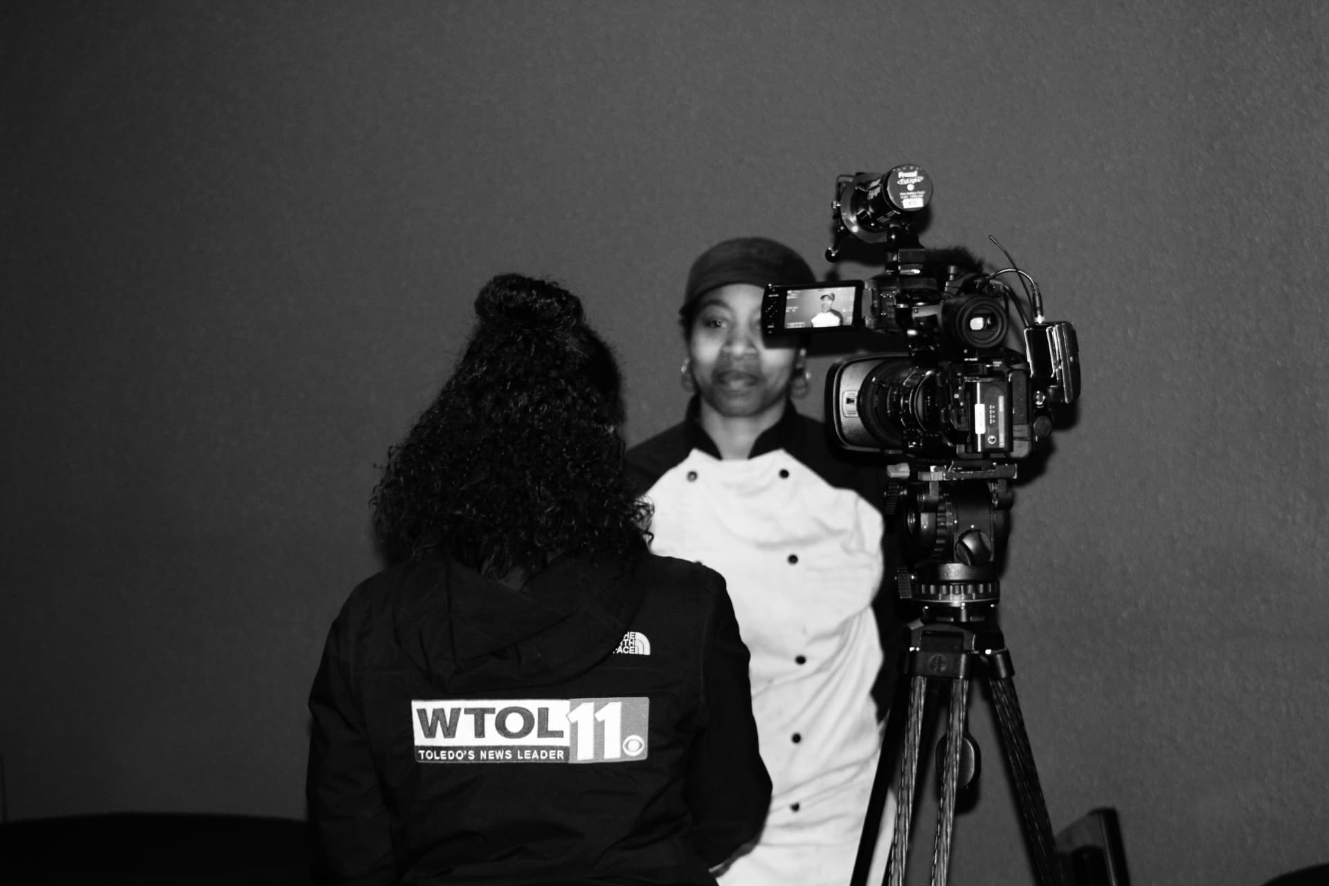 Keitha West, chef and owner of HotBox Bistro, during a WTOL 11 interview