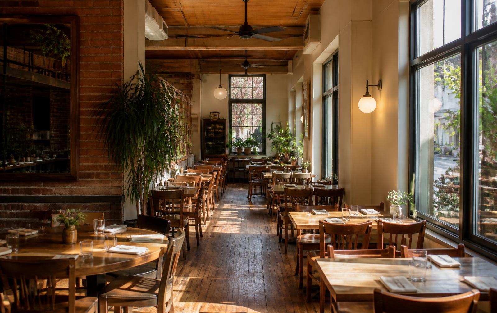 HotBox Bistro dining room